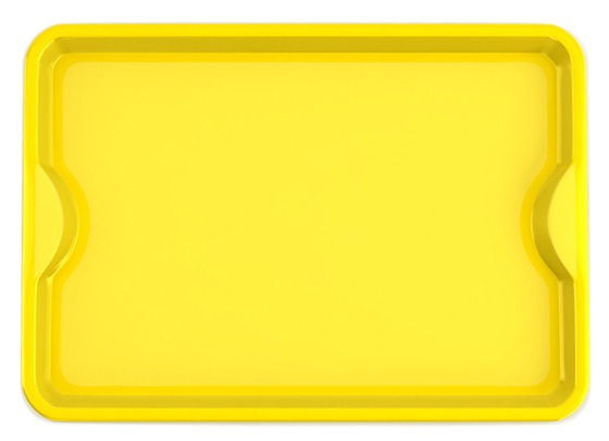 Bandeja Plástica Modelo VS 040 Amarelo
