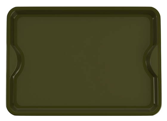 Bandeja Plástica Modelo VS 040 Verde Musgo