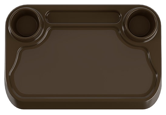 Bandeja Plástica Modelo VS 046 Verde Musgo