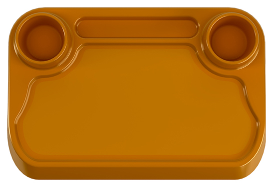 Bandeja Plástica Modelo VS 046 Verde Musgo