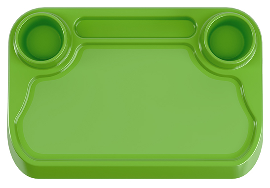 Bandeja Plástica Modelo VS 046 Verde Musgo