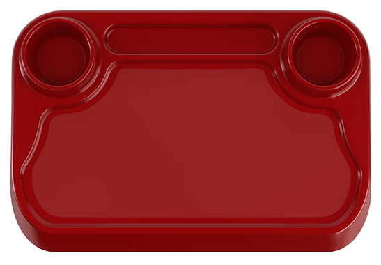 Bandeja Plástica Modelo VS 046 Verde Musgo