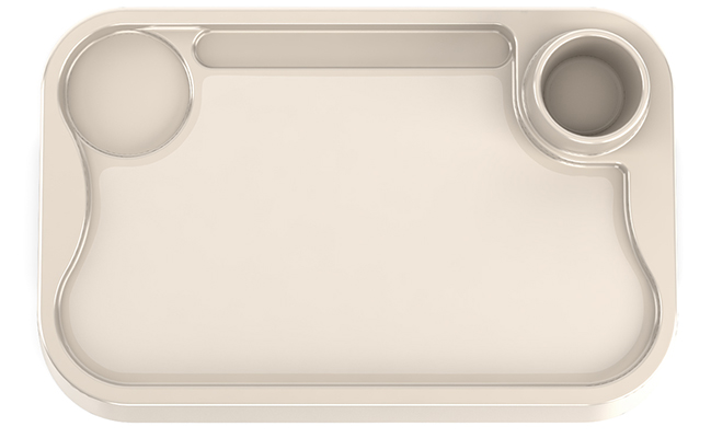 Bandeja Plástica Modelo VS 052 Verde Musgo