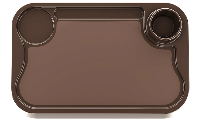 Bandeja Plástica Modelo VS 052 Verde Musgo