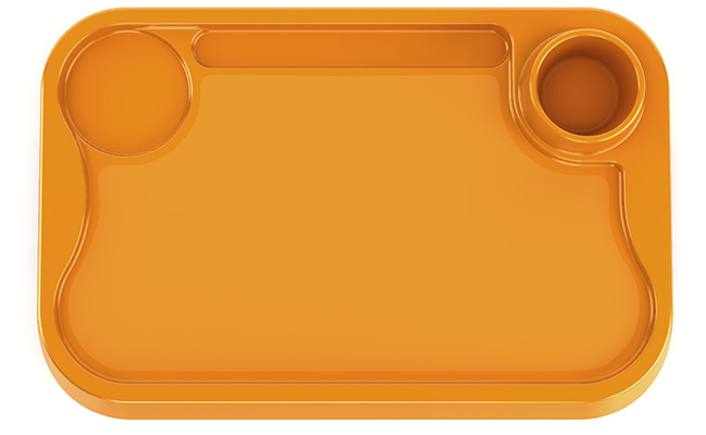 Bandeja Plástica Modelo VS 052 Verde Musgo