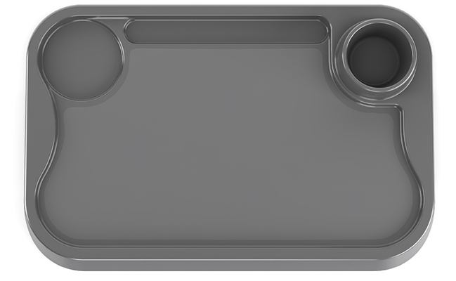 Bandeja Plástica Modelo VS 052 Verde Musgo