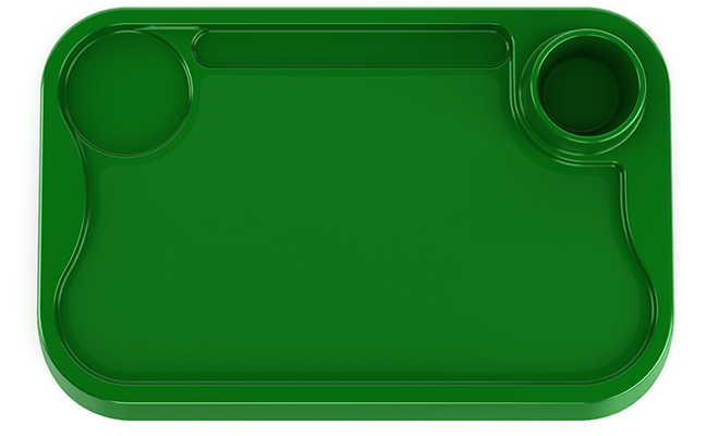 Bandeja Plástica Modelo VS 052 Verde Musgo