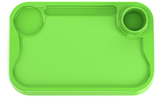 Bandeja Plástica Modelo VS 052 Verde Musgo